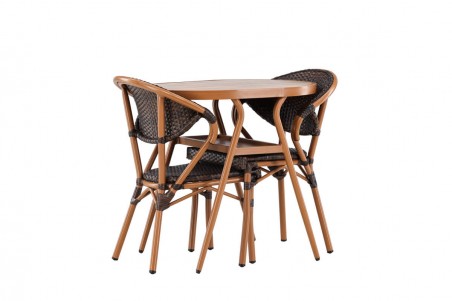 Abrantes caféset brun Venture Home