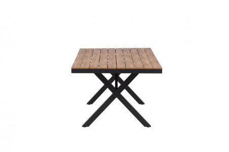 Garcia matbord 200x100 cm svart/natur Venture Home
