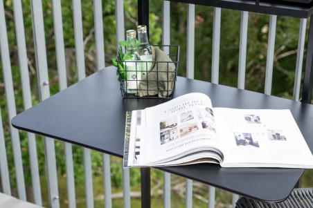 Borneo balkongbord svart Venture Home