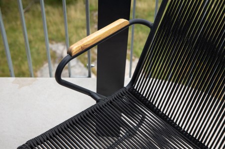 Bois matstol svart Venture Home