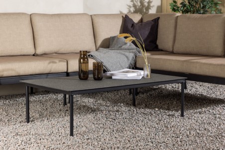 Pehnna hörngrupp svart/beige Venture Home