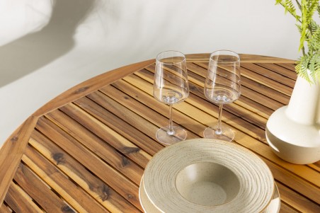 Lumpur matbord Ø120 cm natur Venture Home