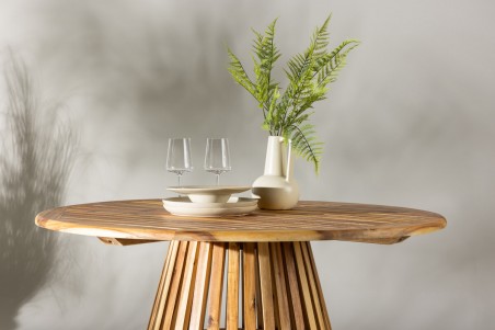 Lumpur matbord Ø120 cm natur Venture Home