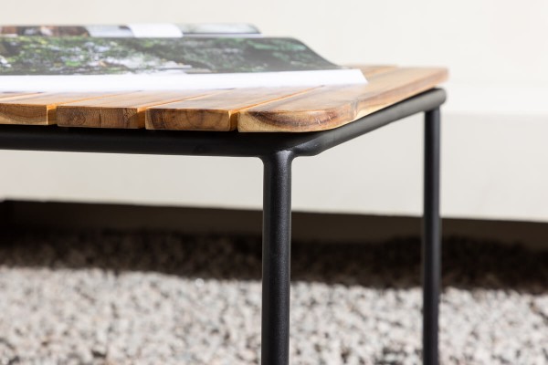 Penh soffbord 100x65 cm natur/svart Venture Home