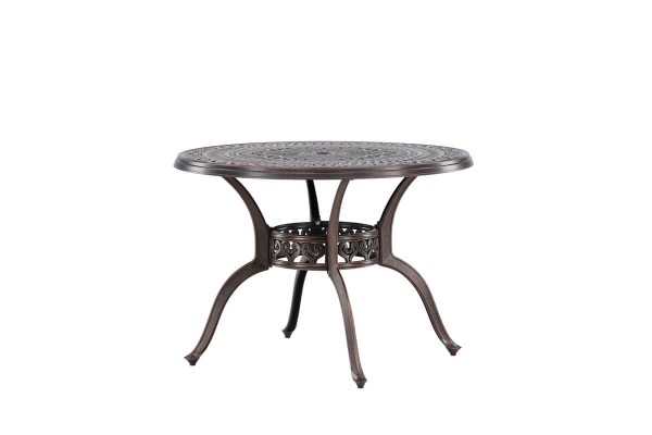 Coimbra cafébord Ø100 cm brun Venture Home