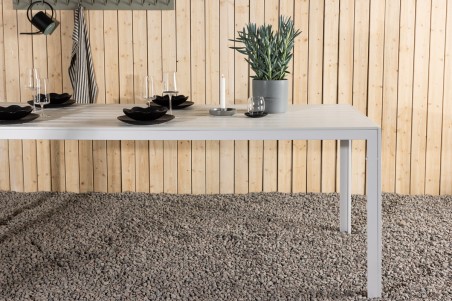 Break matbord 205x90 cm vit Venture Home