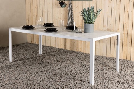 Break matbord 205x90 cm vit Venture Home