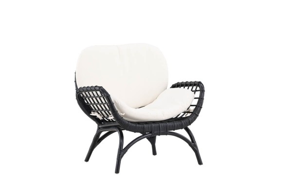 Moana loungefåtölj svart Venture Home