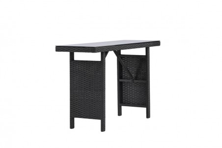 Padova sidobord 120x40 cm svart Venture Home
