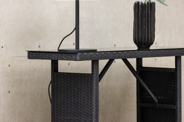 Padova sidobord 120x40 cm svart Venture Home