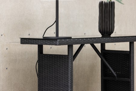 Padova sidobord 120x40 cm svart Venture Home