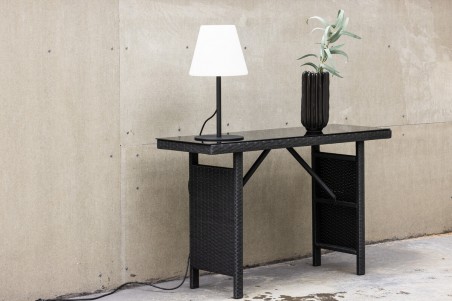 Padova sidobord 120x40 cm svart Venture Home