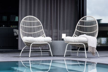Paul loungefåtölj beige Venture Home