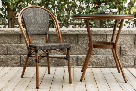 Guarda caféstol 2-pack brun/svart Venture Home