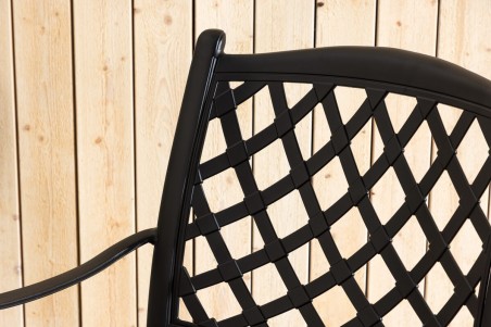 Óbidos caféstol 4-pack svart Venture Design