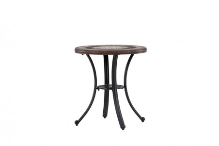 Leiria cafébord Ø60 cm brun/svart Venture Home