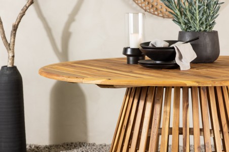 Tucumán matbord Ø150 cm natur Venture Home