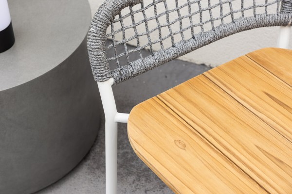 Amora loungefåtölj grå Venture Home