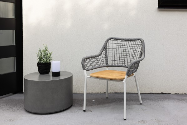 Amora loungefåtölj grå Venture Home
