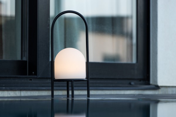 Collie bordslampa Ø19x43 cm svart/vit Venture Home