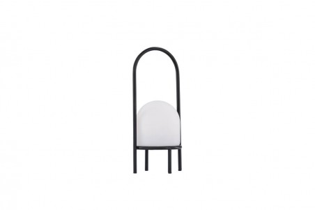 Collie bordslampa Ø19x43 cm svart/vit Venture Home