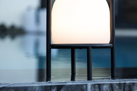 Collie bordslampa Ø19x43 cm svart/vit Venture Home
