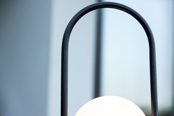 Collie bordslampa Ø19x43 cm svart/vit Venture Home