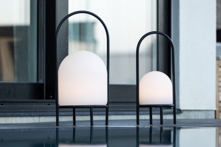 Collie bordslampa Ø26x53 cm svart/vit Venture Home