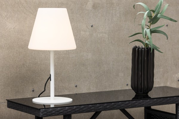 Moris golvlampa Ø28x52 cm vit Venture Home