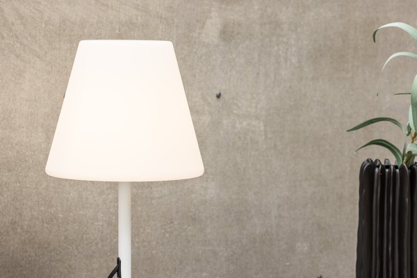 Moris golvlampa Ø28x52 cm vit Venture Home