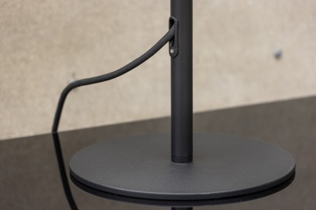 Moris golvlampa Ø28x52 cm svart/vit Venture Home