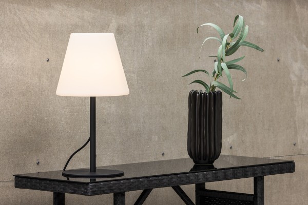 Moris bordslampa Ø28x52 cm svart/vit Venture Design