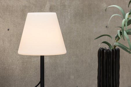 Moris golvlampa Ø28x52 cm svart/vit Venture Home