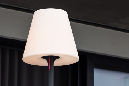 Moris golvlampa Ø50x187 cm svart/vit Venture Home