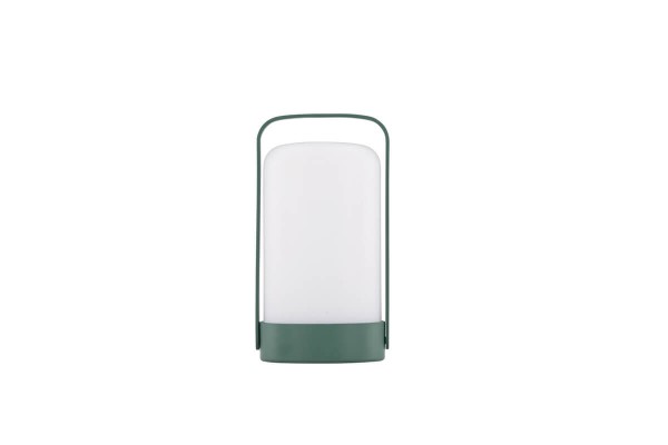 Fern bordslampa Ø12x22 cm grön/vit Venture Home