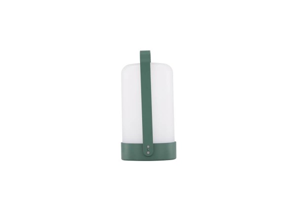 Fern bordslampa Ø12x22 cm grön/vit Venture Home