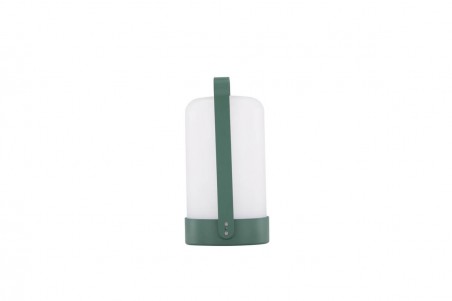 Fern bordslampa Ø12x22 cm grön/vit Venture Home