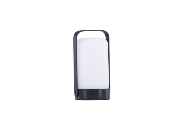 Fern bordslampa Ø12x22 cm svart/vit Venture Home