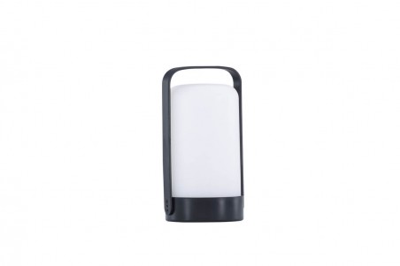 Fern bordslampa Ø12x22 cm svart/vit Venture Home