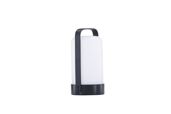 Fern bordslampa Ø12x22 cm svart/vit Venture Home