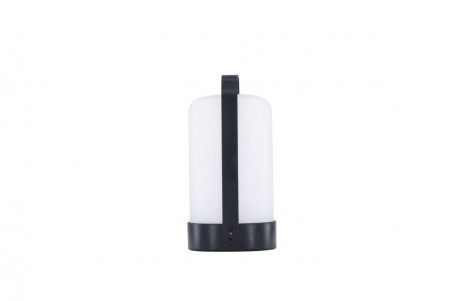 Fern bordslampa Ø12x22 cm svart/vit Venture Home