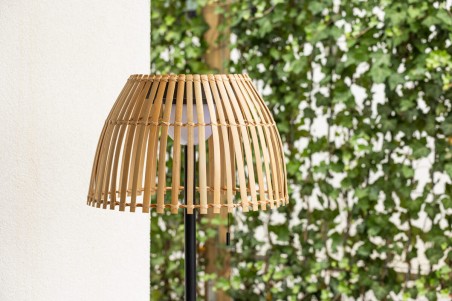 Mabis golvlampa Ø40x150 cm brun Venture Home