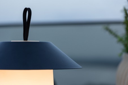 Rubu bordslampa Ø24x26 cm svart/vit Venture Home