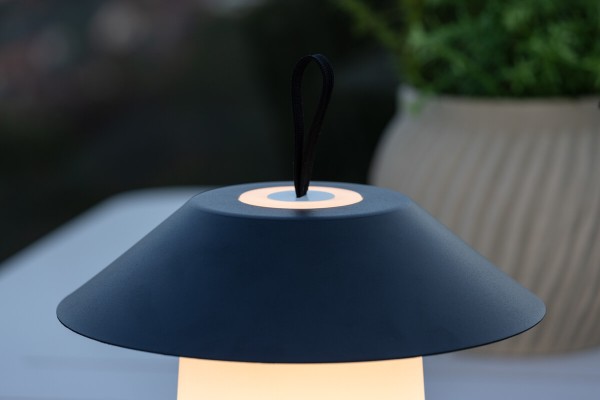Rubu bordslampa Ø24x26 cm svart/vit Venture Home