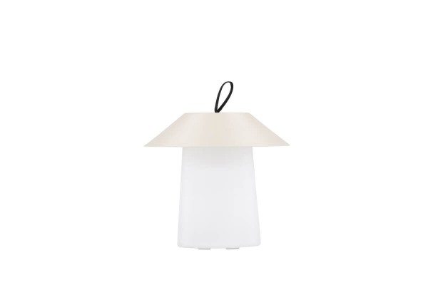 Rubu bordslampa Ø24x26 cm beige/vit Venture Home