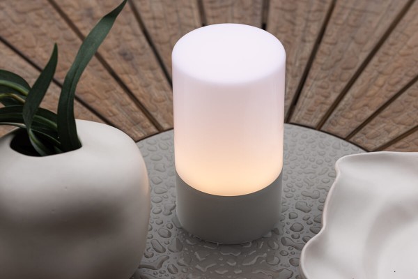 Tubu bordslampa Ø10x18 cm grå Venture Home