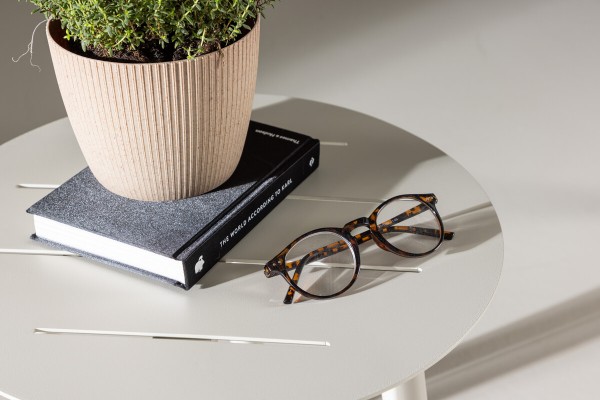 Lina sidobord Ø40 cm beige Venture Home
