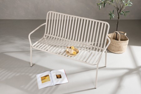 Peking bänksoffa beige Venture Home