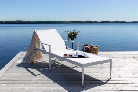 Break solsäng 2-pack vit Venture Home