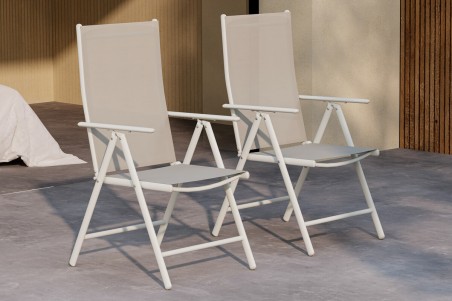 Break matstol 2-pack beige Venture Home
